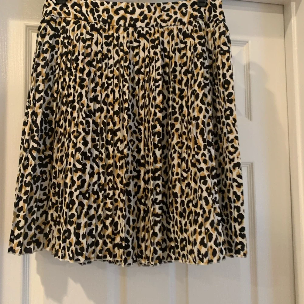 JCrew cheetah print skirt - Picture 1 of 4